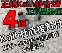 【正規】静音マウス用 Kailh製クリックスイッチ４ケ KAILH MUTE ②のサムネイル