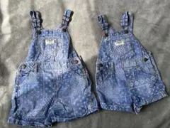 OshKosh デニムオーバーオール 18M 3T 2点セット