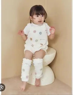 gelato pique 花柄ロンパース・レッグウォーマーセット