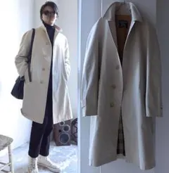 美品 BURBERRY Balmacaan coat 1970s Vintage