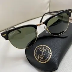 新品未使用RayBanサングラス付属品ケース　ブラック/ゴールド