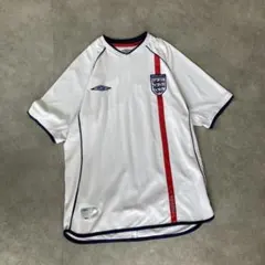 希少 アンブロ 正規品 イングランド代表 2003/2005 ユニフォ - メルカリ