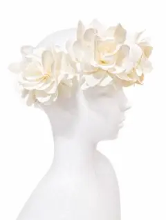 フラワーヘアバンド 花冠 造花 フラダンス タヒチアンダンス ベリーダンス