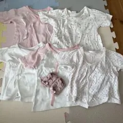 ベビー肌着5枚とベビー靴下セット