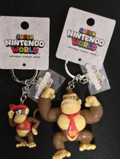 中古】ドンキーコング キーホルダー 5個セット ナガサキヤ 平成レトロ