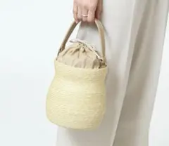 新品　caterina bertini カテリーナベルティニ カゴバッグ 縦型