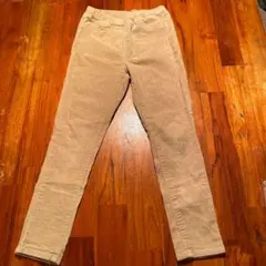 コーデュロイベージュパンツ