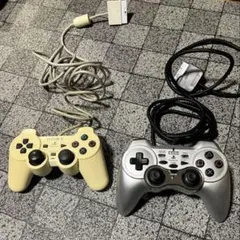 【ジャンク品】PS2 コントローラー 2点セット SONY HORI