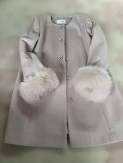 ピンク ファーコート