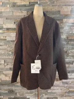 EDIFICE テーラードジャケット チェック柄　新品未使用品