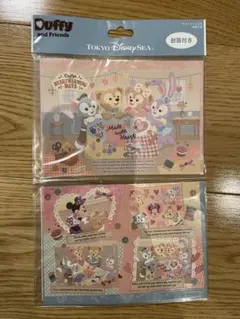 ダッフィー　ポストカードセット（2019年バレンタイン）