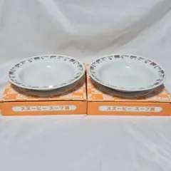 未使用　スヌーピースープ皿 2枚セット