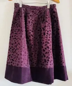 美品】 YUKI TORII ひざ丈ボックスプリーツスカート 40 イエロー
