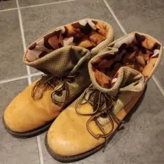 ティンバーランド　Timberland ベージュ 迷彩内装