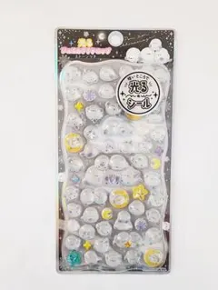 カミオジャパン 光る ジュエルドロップシール ストーン付き シマエナガ