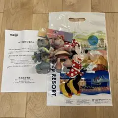 明治 懸賞品 東京ディズニーリゾート ４０周年ぬいぐるみバッチセット