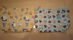 ミスタードーナツ　ポケットモンスター　ポーチ２つセット