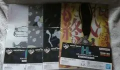 【新品未使用】一番くじ　HUNTER×HUNTER クリアファイル 4枚セット