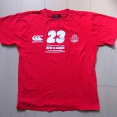 canterbury 日本 vs カナダ Tシャツ Lサイズ
