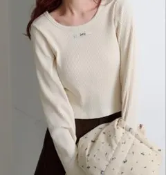 kastaneニットタグロンT