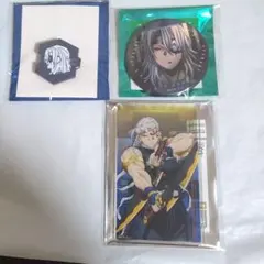 鬼滅の刃 ものがたる眼差し缶バッチ　ピンズ　アクリルカード　宇髄天元