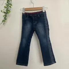ダークブルーデニムパンツ 100cmのサムネイル