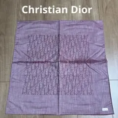 Christian Dior クリスチャンディオール トロッター柄ハンカチ　赤