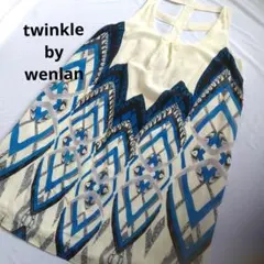 ゆ*ん様 シルクtwinkle by wenlan ワンピース 上品 　ザ・ウォ