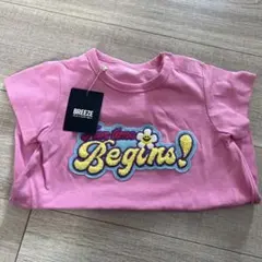 新品タグ付き！BREEZEブリーズ ピンクロンパース 80せんち