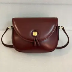 【美品】 CELINE オールドセリーヌ ショルダーバッグ ボルドー