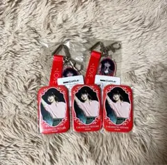 髙松瞳DMMスクラッチ くじ 缶バッジ、リボンアクリルキーホルダー 5点セット