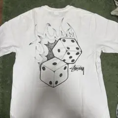 Stussy サイコロと炎のTシャツ M