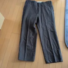 メンズ スラックス ウール100% ブラウン　ウエスト実寸95cm
