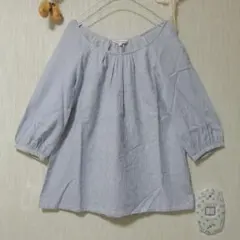 訳あり 3can4on❁ストライプブラウス コットン100%SM2がお好きな方へ