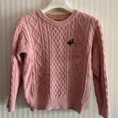 HYS MINI ☆訳あり☆ケーブルニットセーター