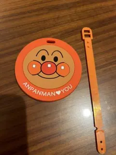 アンパンマン　ネームタグ　オレンジ