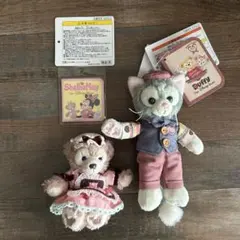 東京ディズニーシー ぬいぐるみバッジ 2点セット
