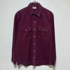 90sビンテージUSA製FIVE BROTHERシャモアクロスシャツ　ネルシャツ