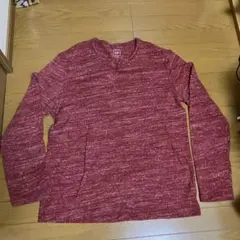 GAP メンズ 長袖 ニット セーター レッド Lサイズ☆のサムネイル