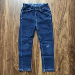 ロングパンツ ウエストゴム　インディゴブルーのサムネイル