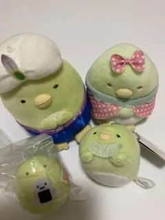 すみっコぐらし　ペンギン　4点セット　ぬいぐるみ　プライズ　非売品