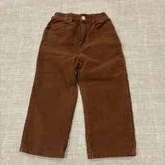 twin collective コーデュロイ パンツ ブラウン　茶色　3y