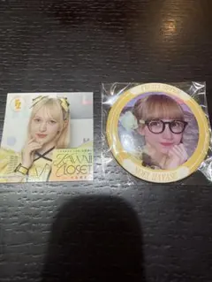 KAWAII LAB.衣装展 入場特典 早瀬ノエル ステッカー　カプセル缶バッジ
