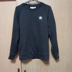 adidas ブラック トレーナー Sサイズ