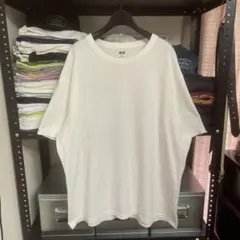 古着 Uniqlo U ユニクロユー クルーネックT ホワイト 3XL No.1