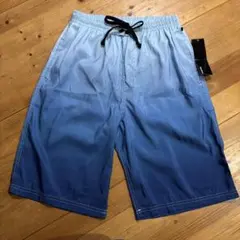 グラデーションブルー 水着 ショートパンツ