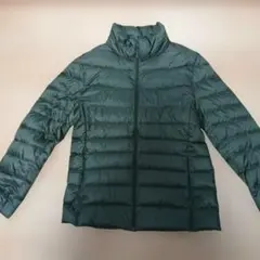 美品 UNIQLO ダウンジャケット XL ダークグリーン