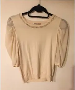 Àpuwiser-riche♡シフォン袖ニット♡アルページュストーリー トップス