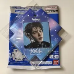 【匿名配送】TXT ビジュアルスクエアフォトシール ケース 青 テヒョン