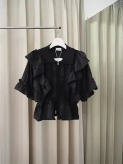 noir kei ninomiya】 フリルボレロ ブラック - メルカリ